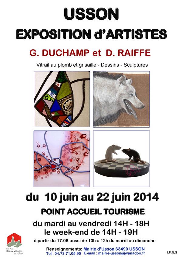 2014 -Affiche G. Duchamp - D. Raiffé