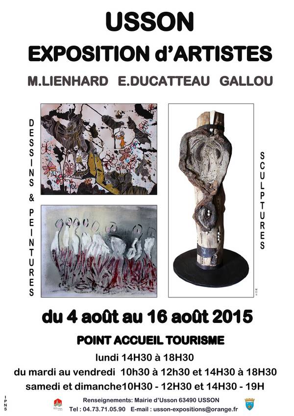 2015 -Affiche Gallou - M. Lienhard - E. Ducatteau