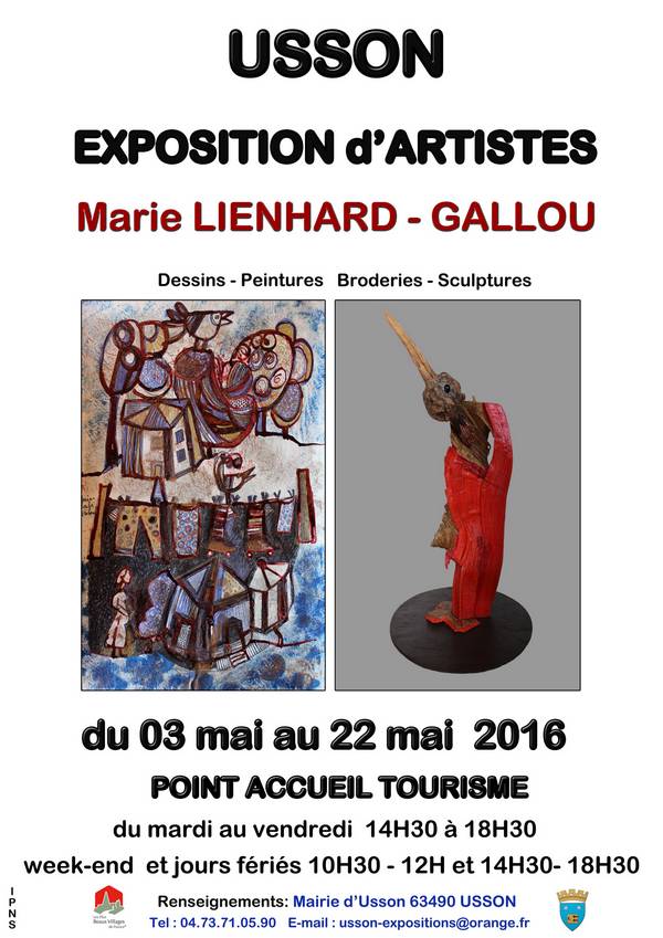 2016 -Affiche M. Lienhard - Gallou