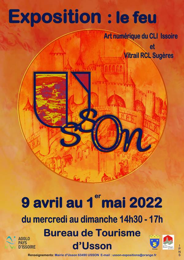 Exposition Usson Le feu