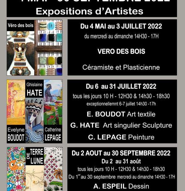 2022 Affiche Expos saison 2022 Usson