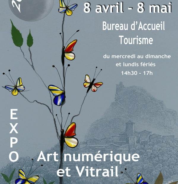 Affiche Art Numérique et Vitrail