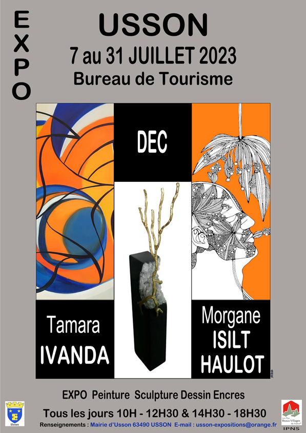 Exposition 2023 7 au 31 juillet