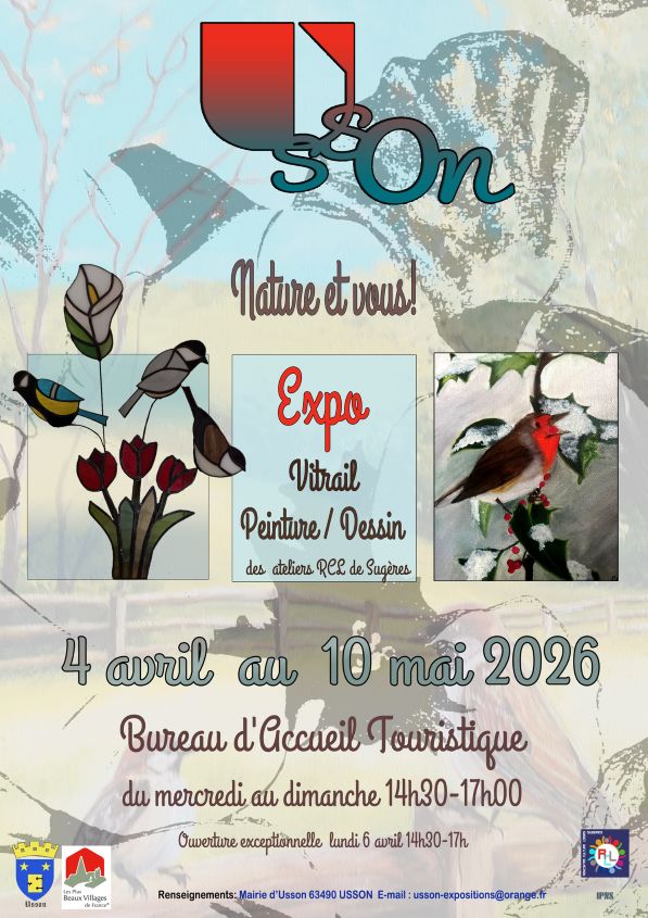 Exposition vitrail et peinture/dessin