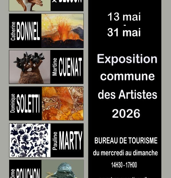 Exposition commune des artistes 2026 à Usson