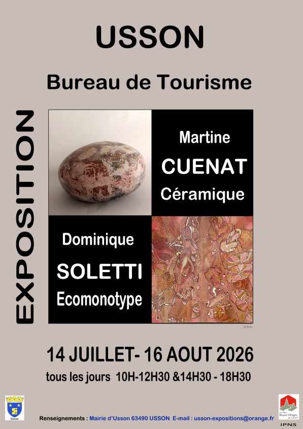 M. Cuenat : Céramique et D. Soletti – Ecomonotype